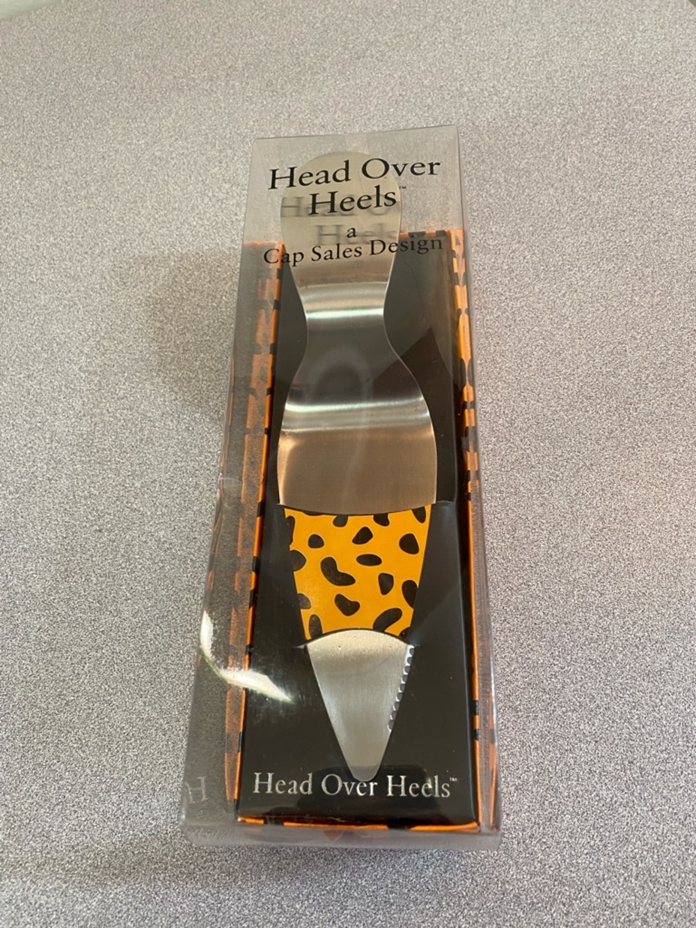 Head Over Heels Stainless Cake or Pie Server with a Heel.